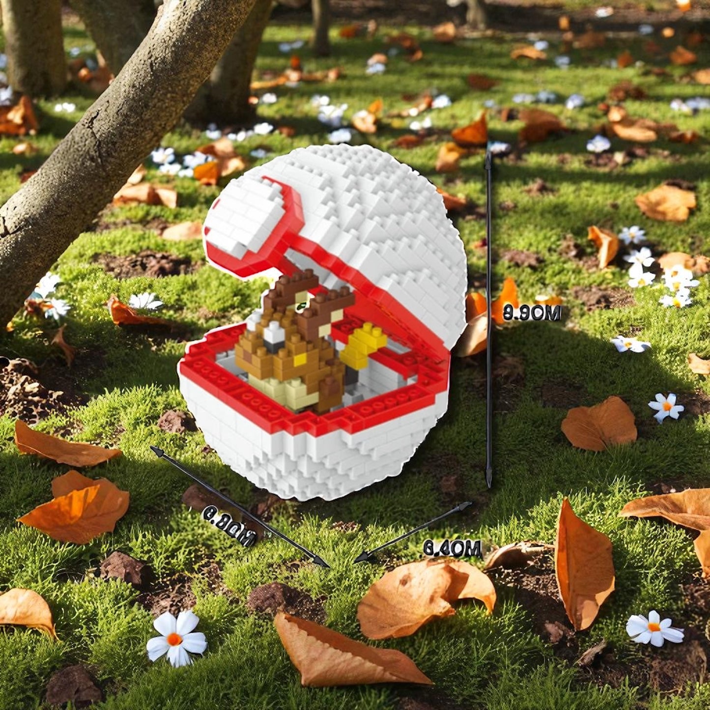 MicroMe Block Buddies Balls - 10cm